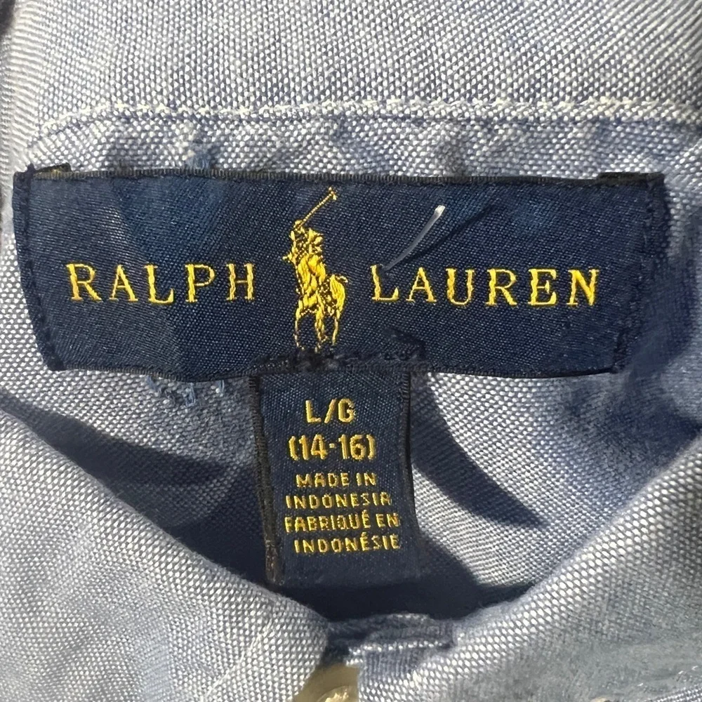 Ralph Lauren Light Blue Casual Button Down Shirt